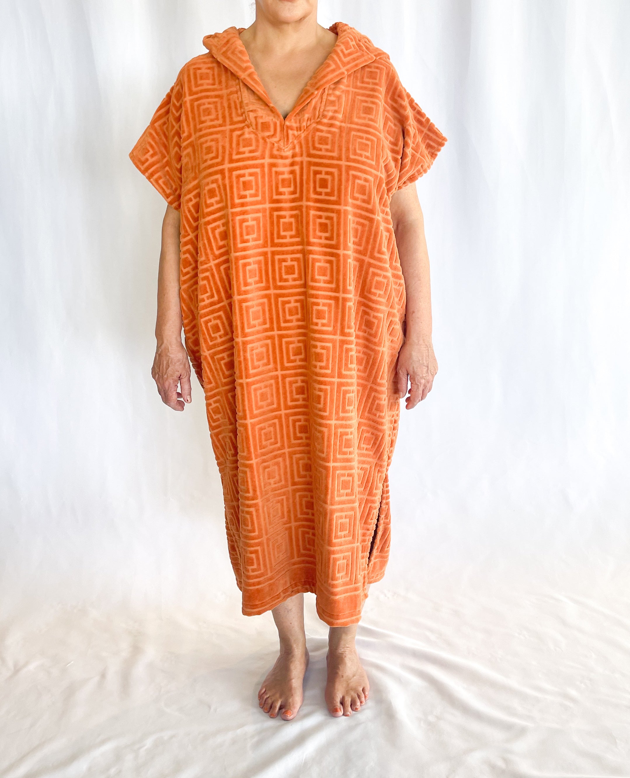 Towelling Hooded Kaftans Megzi Gael